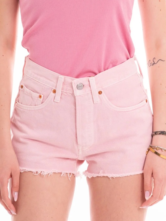 Levi's Pants - Levi’s 501 Original Fit Pink Rigid Denim High Rise Jean Cutoff Shorts size 30